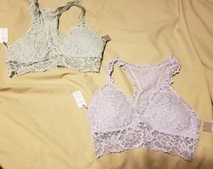 Aerie padded bralettes